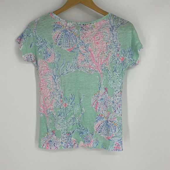 Lilly Pulitzer T Shirt Mikela Fansea - Picture 4 of 6